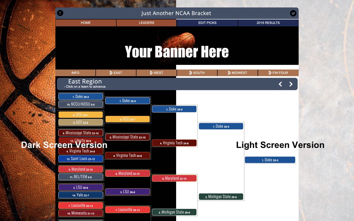 2020 March Madness Bracket Contest Online Pool Manager